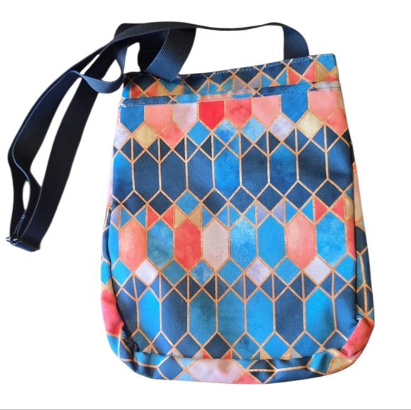 Kavu Colorful Geometric Crossbody Bag - Picture 2 of 9